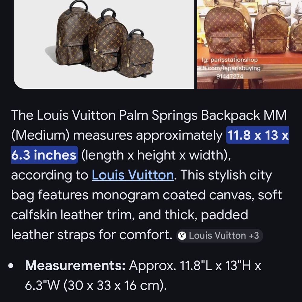 Louis Vuitton Classic Monogram Backpack in Brown - Picture 16 of 16